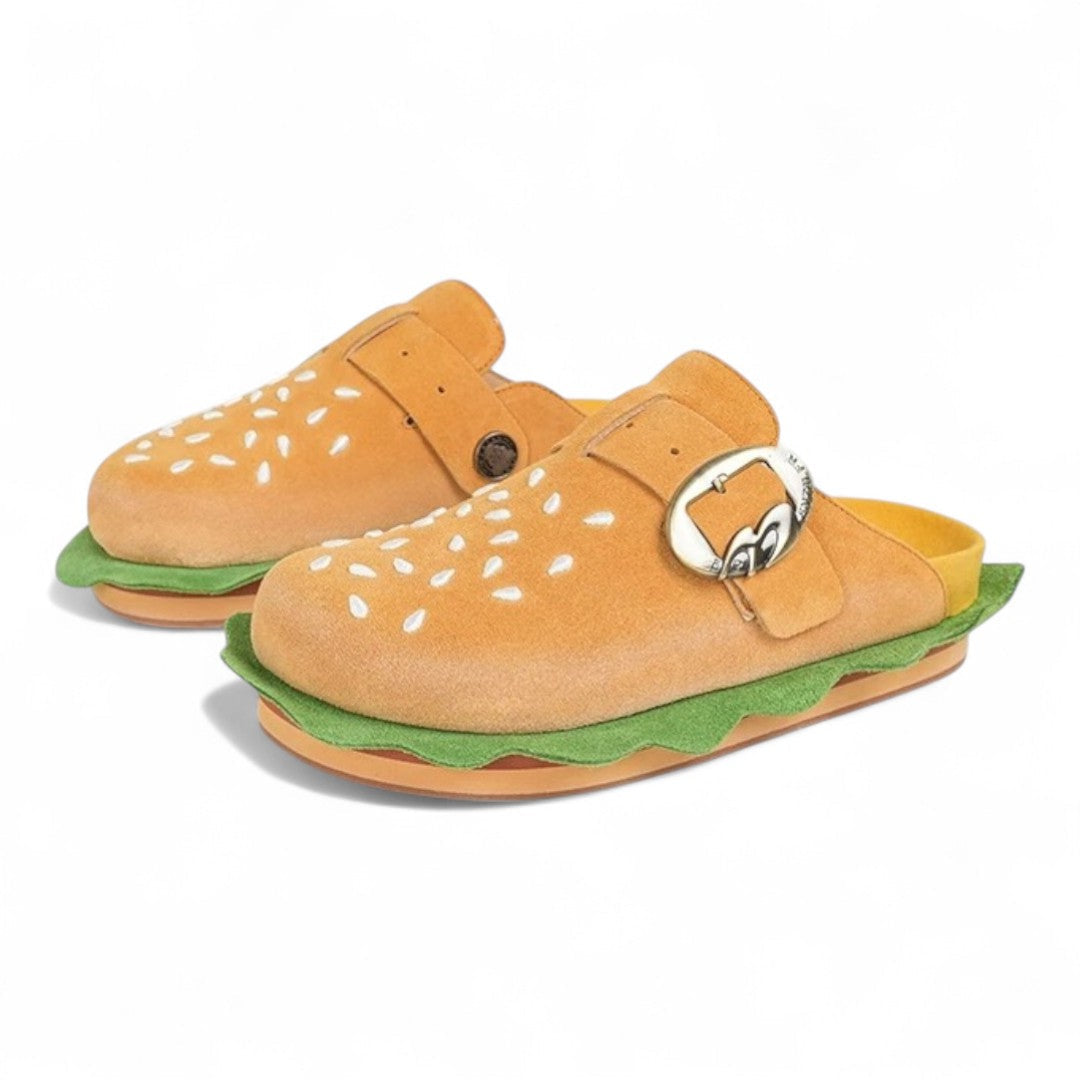 Hamburger Slippers