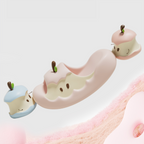 Apple slippers with non-slip sole for safety