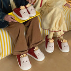 Cozy fries novelty slippers for winter comfort