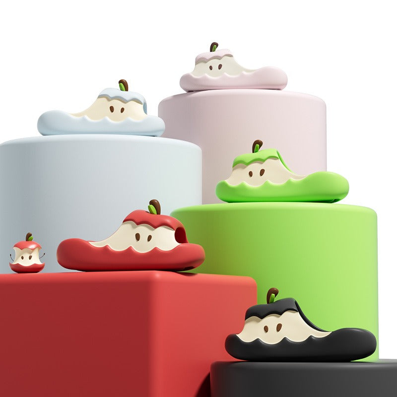 Cozy novelty apple-shaped house shoes