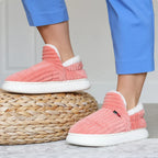 Slipper Pink Warm winter nice wear clothes wooman