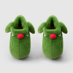 Winter fluffy warm slippers