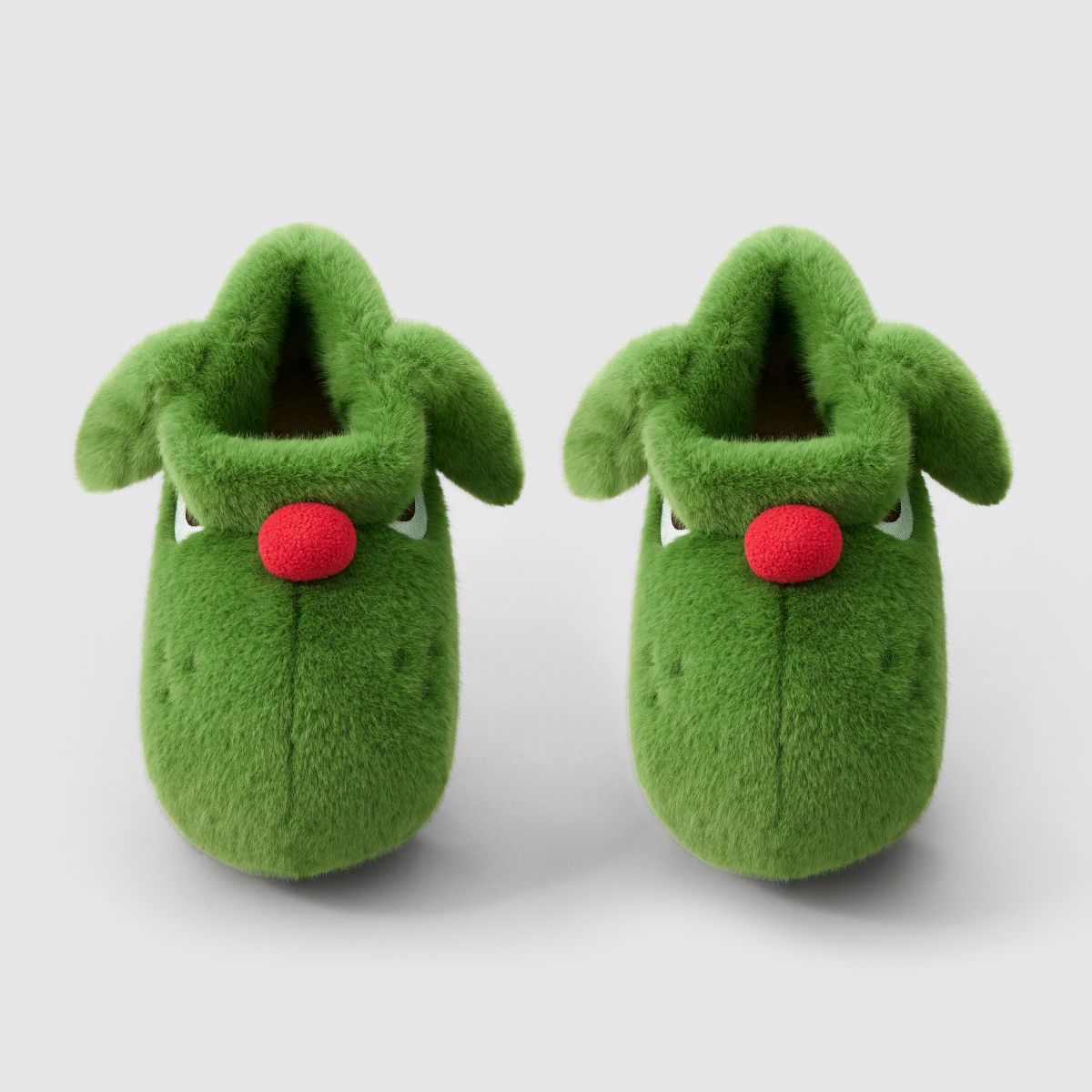 Winter fluffy warm slippers