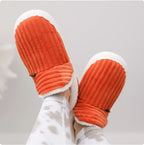 warm winter orange slipper shoes men woman unisex